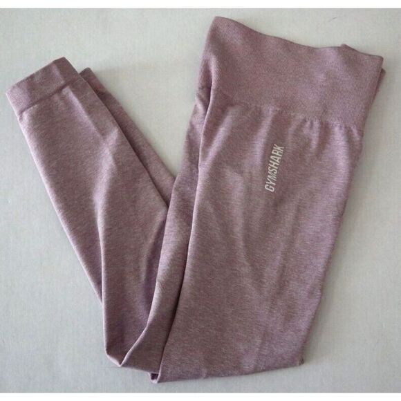 Gymshark GLLG4114 Women Sz XS Light Purple Heather Adapt Marl Seamless Leggings - Picture 5 of 8
